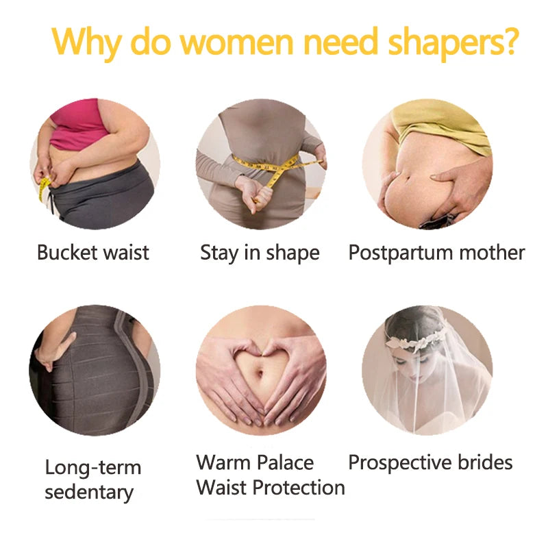 Lilvigor Slimming Waist Trainer Belt Shapewear Women Belly Cincher Body Shaper Fat Compression Strap Girdles Firm Hook Corset