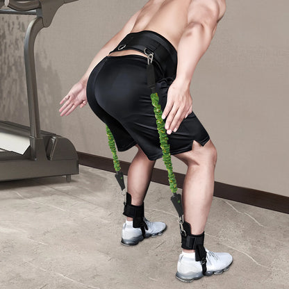 Jump Resistance Band Kit Leg Strength Resistance Band TPE Adjustable Vertical Jump Trainer Gym Equipment Accessories