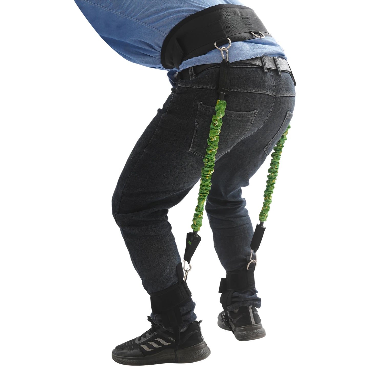 Jump Resistance Band Kit Leg Strength Resistance Band TPE Adjustable Vertical Jump Trainer Gym Equipment Accessories