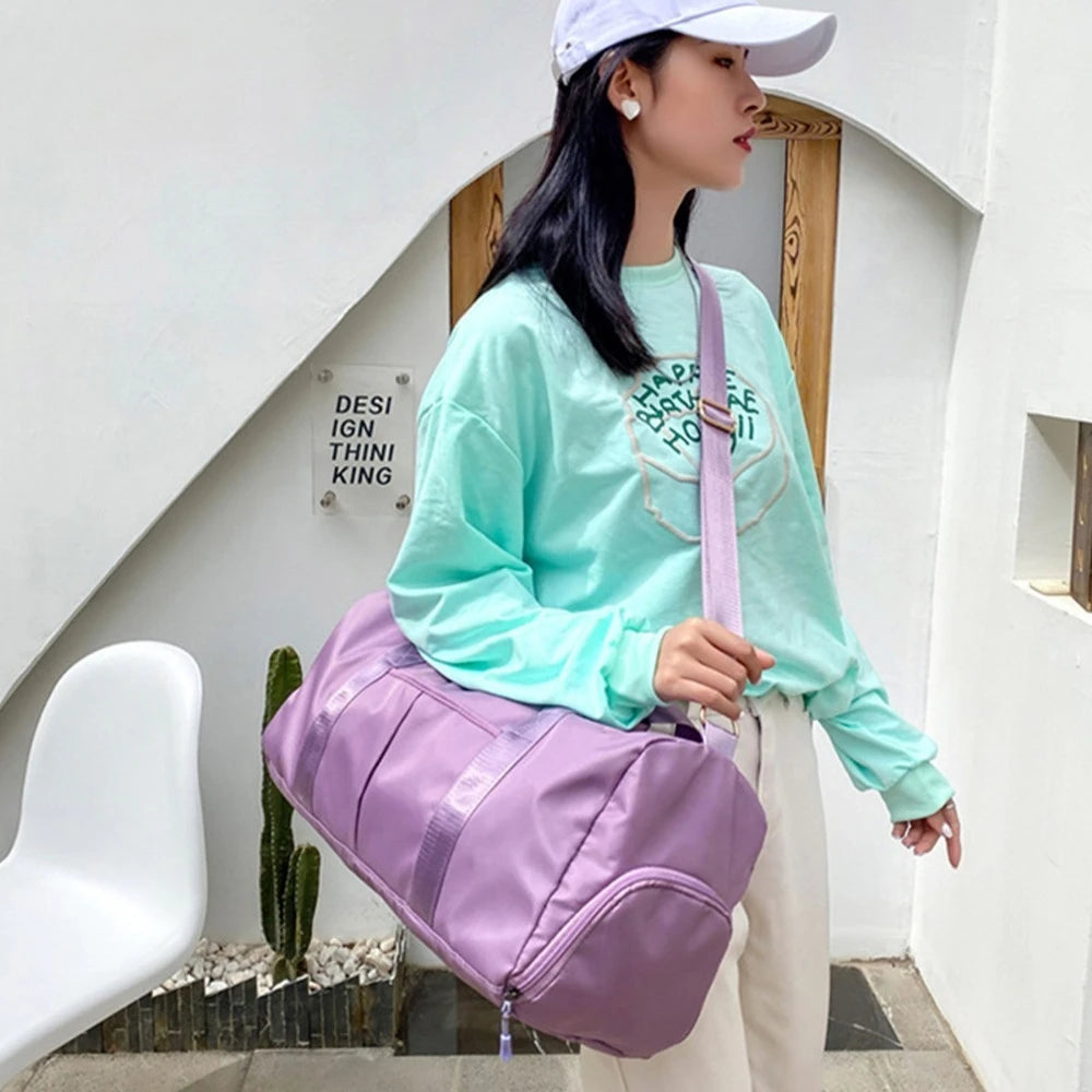 Stylish Unisex Waterproof Yoga Bag with Dry-Wet Separation, Large Capacity for Sports, Fitness, and Travel –Indoor & Outdoor Use